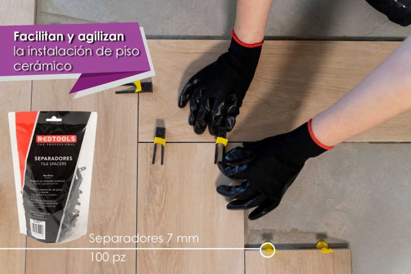 Separadores para la instalación de pisos