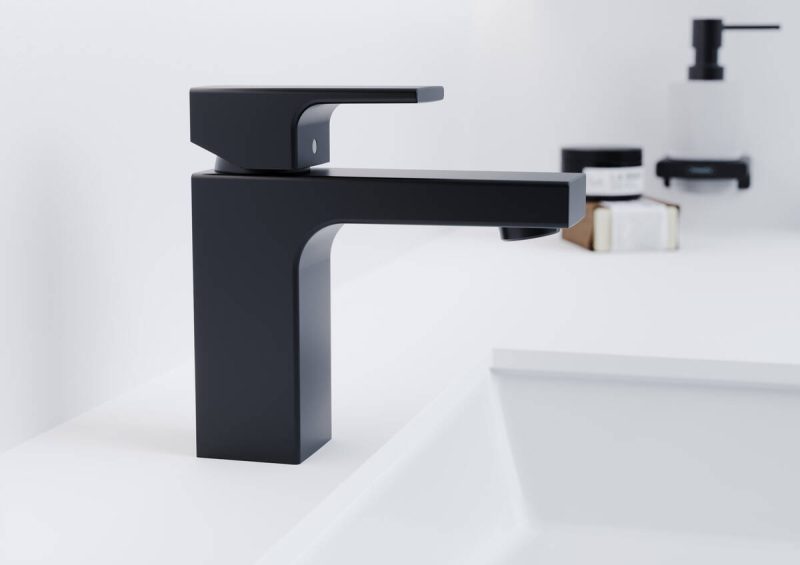Vernis Shape Mezclador monomando de lavabo 100 sin vaciador automático
