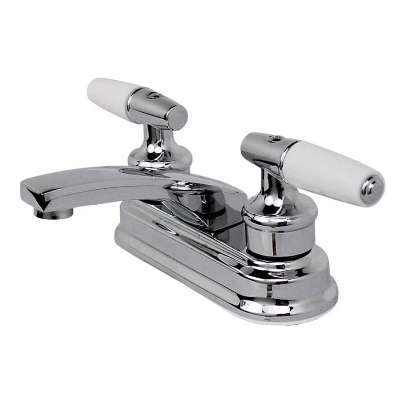 Mezcladora De 4 pulgadas Duomando para Lavabo Con Cubierta de Latón Piruli 23PR