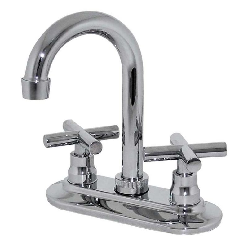 Mezcladora para Bar o Lavabo 4 pulgadas acabado en Cromo 24CC