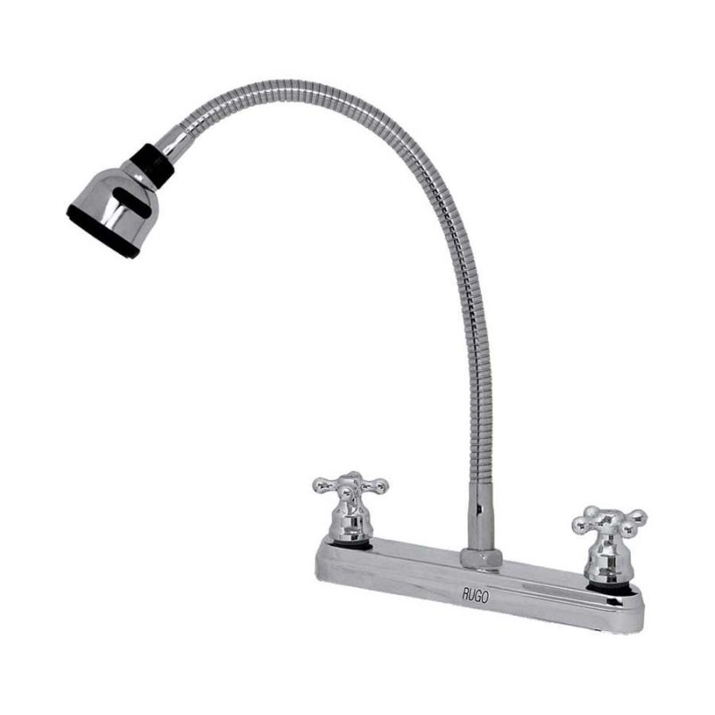 Mezcladora Al Piso para Fregadero Con Pico Flexible 8CRF