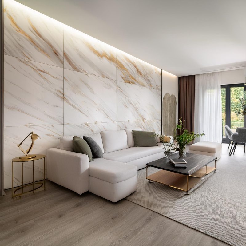 Placa 3mm Calacatta Gold Glossy 1.22X2.44 m