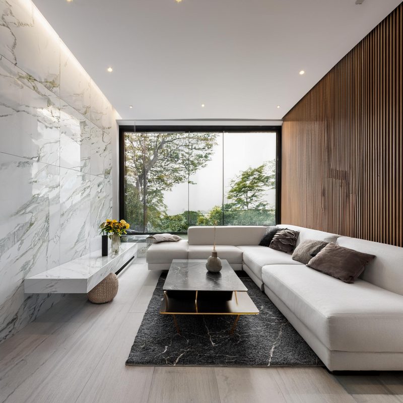 Placa 3mm White Carrara Glossy 1.22X2.44 m