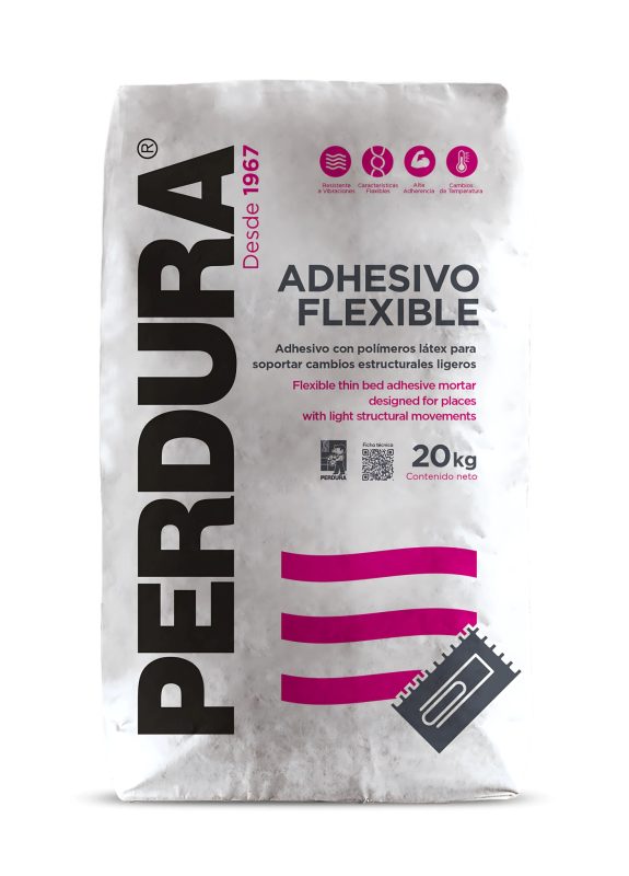 Adhesivo Perdura Flexible Blanco 20 kg
