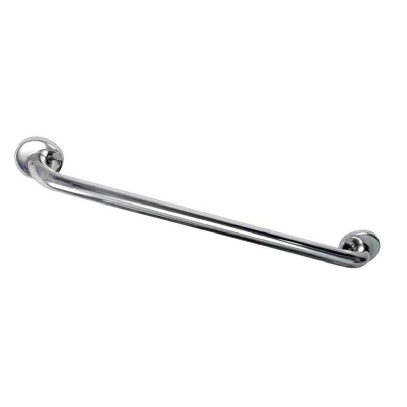 Barra Recta de Seguridad para Baño de Acero Inoxidable y acabado Satinado BS24