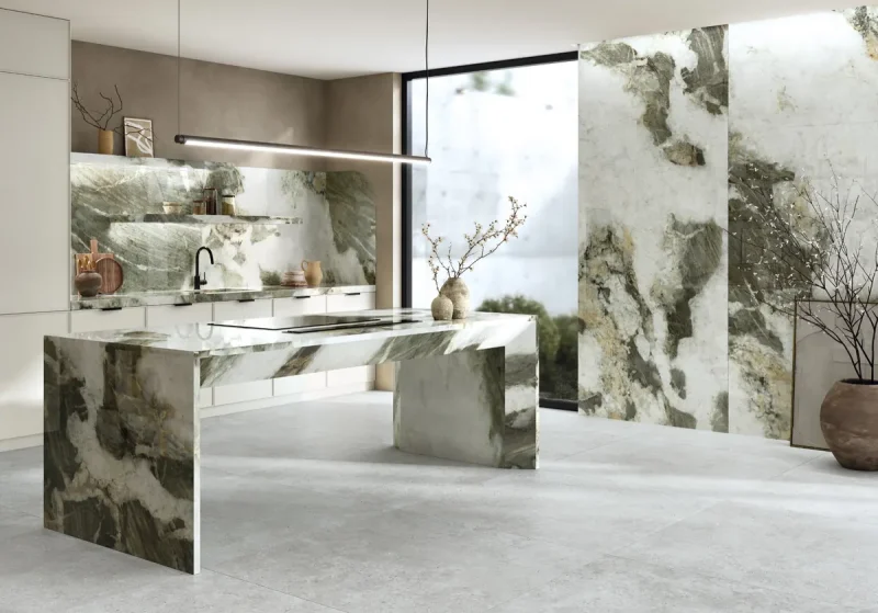 Porcelánico XL Salvia Green Pulido 120x280 cm