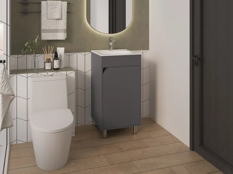 Mueble tipo Vanity Avant II 45 cm c/patas
