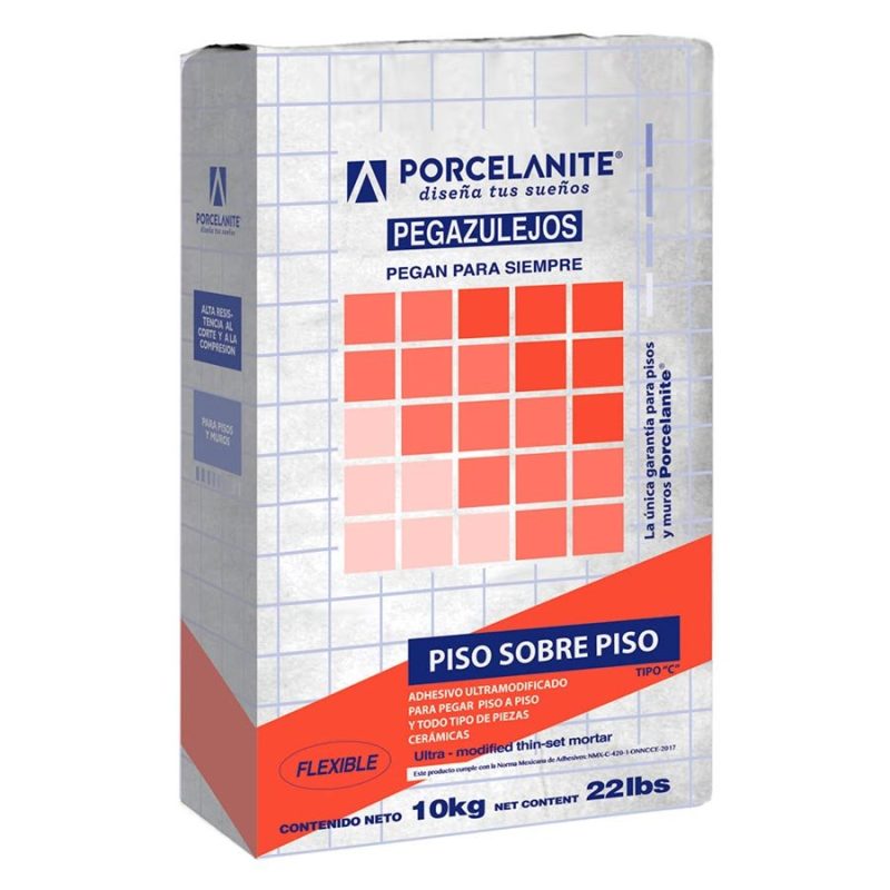 Porcelanite Piso Sobre Piso Blanco 10 Kg