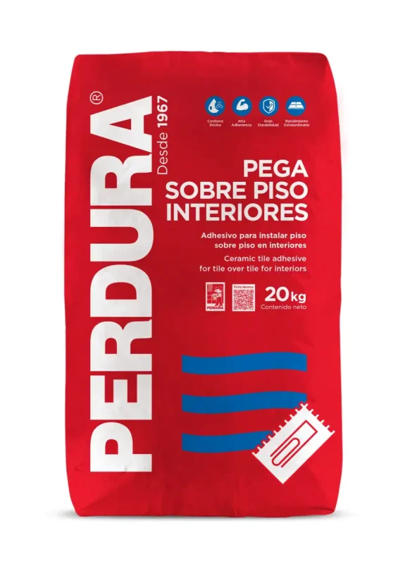Adhesivo Perdura Pega Sobre Piso Interiores 20 kg